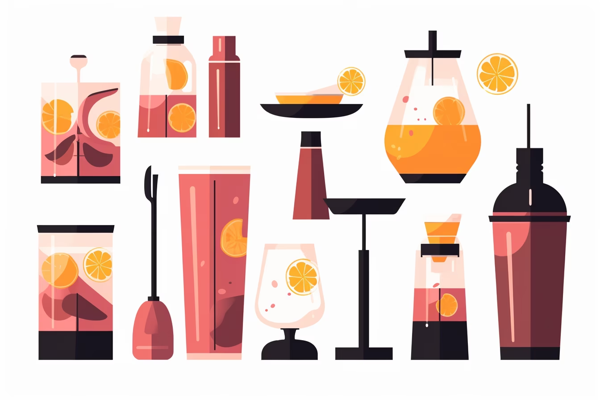 glassware cocktail mixology